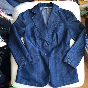 Spiegel blue denim blazer